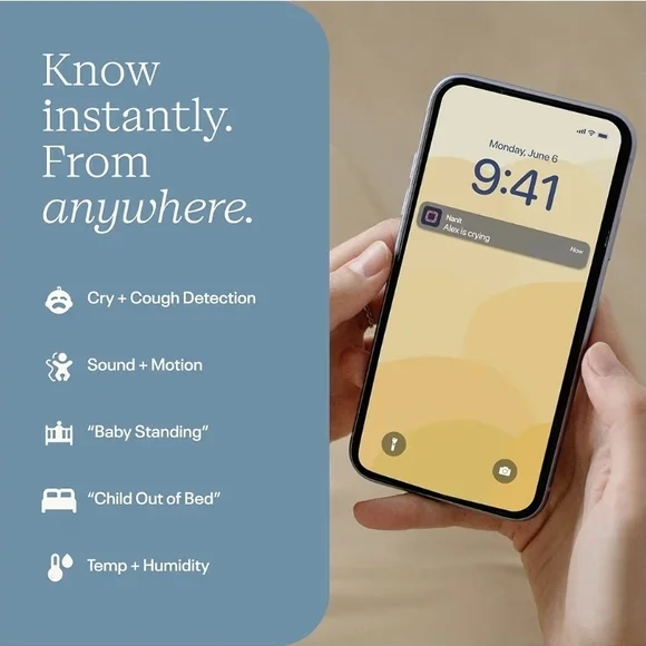 Nanit Pro Camera with Wall Mount - White - Picture 4 of 5